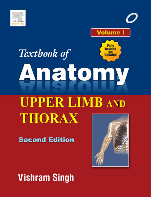 Cover Textbook of Anatomy Upper Limb and Thorax; Volume I