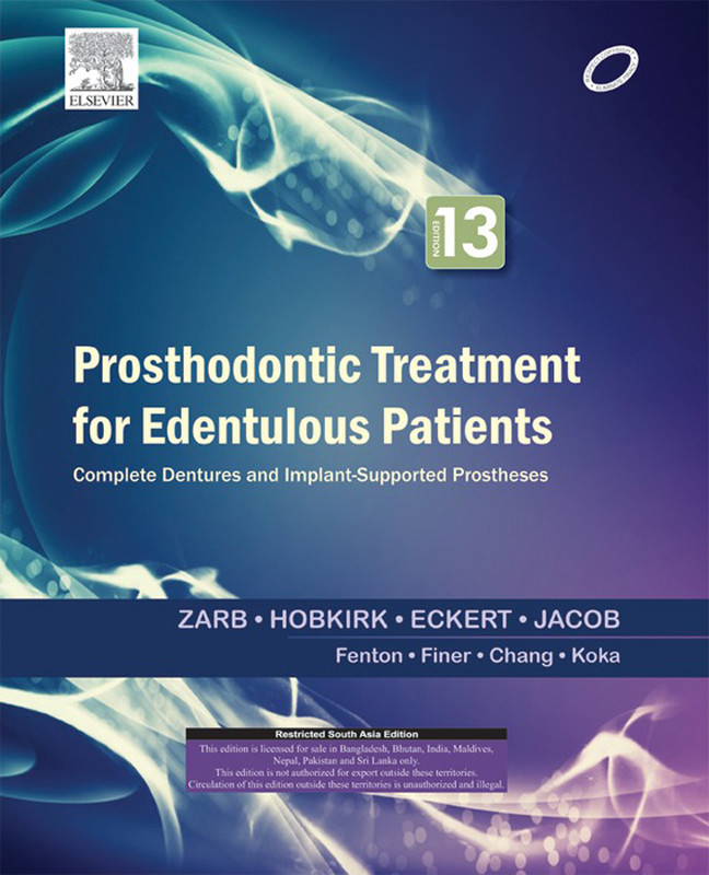 Cover Prosthodontic Treatment for Edentulous Patients: South Asia Reprint - E-book