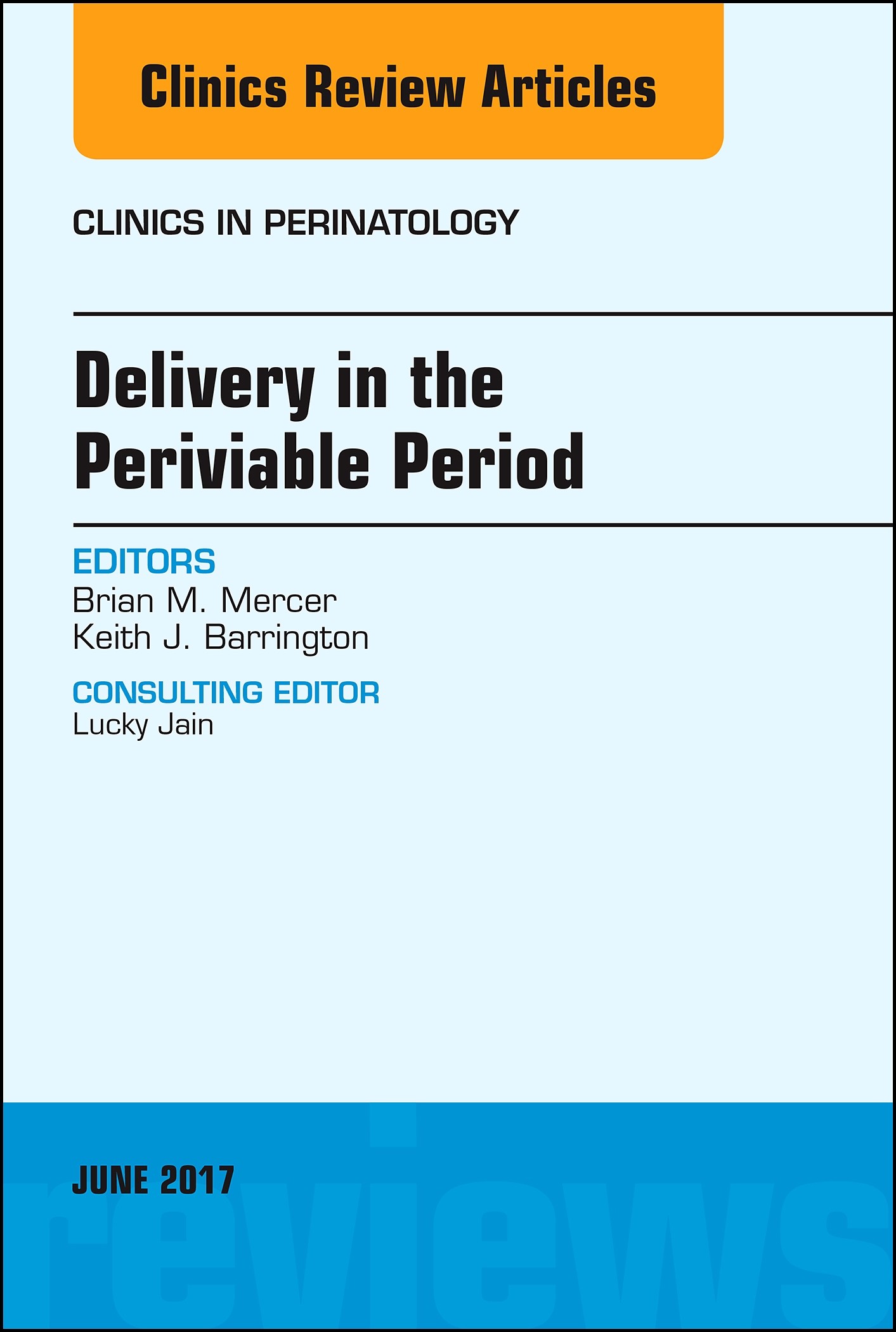 Delivery in the Periviable Period, An Issue of Clinics in Perinatology E-Book