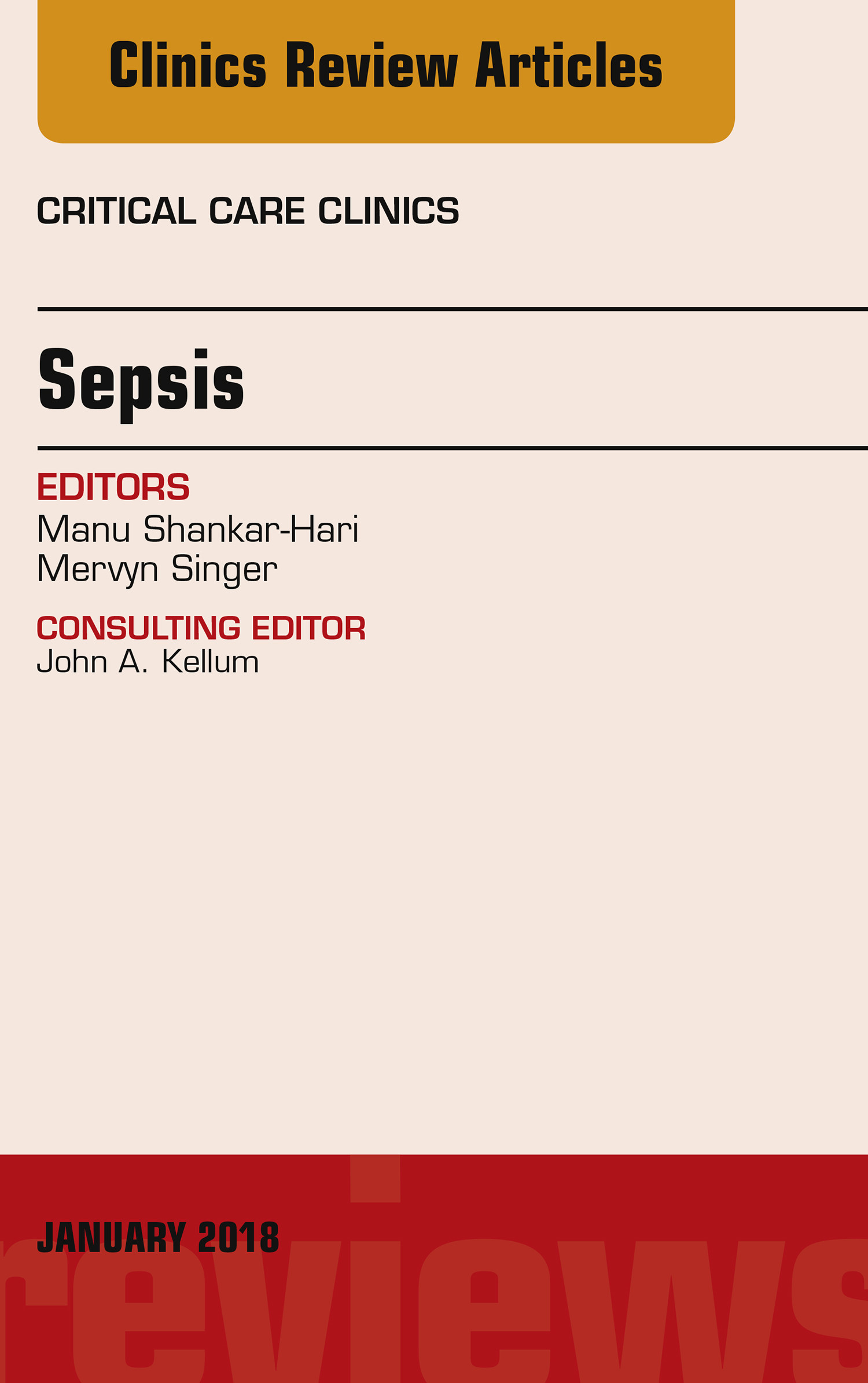 Cover Sepsis, An Issue of Critical Care Clinics, E-Book
