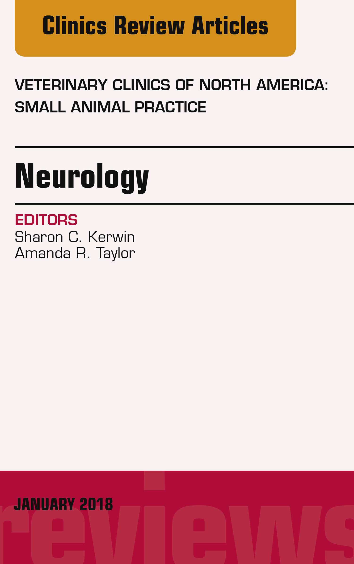 Cover Neurology, An Issue of Veterinary Clinics of North America: Small Animal Practice, E-Book