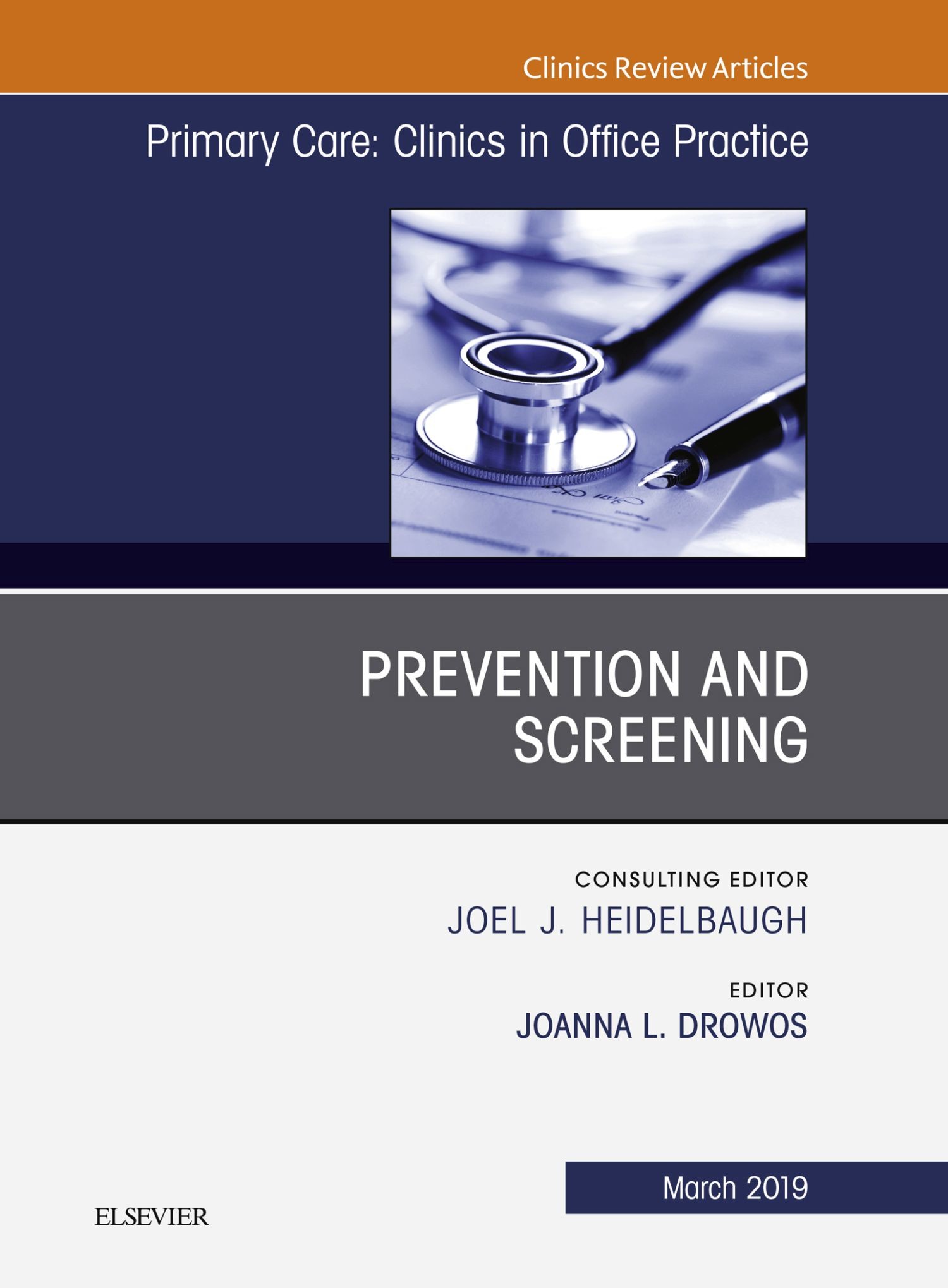 Cover Prevention and Screening, An Issue of Primary Care: Clinics in Office Practice, Ebook