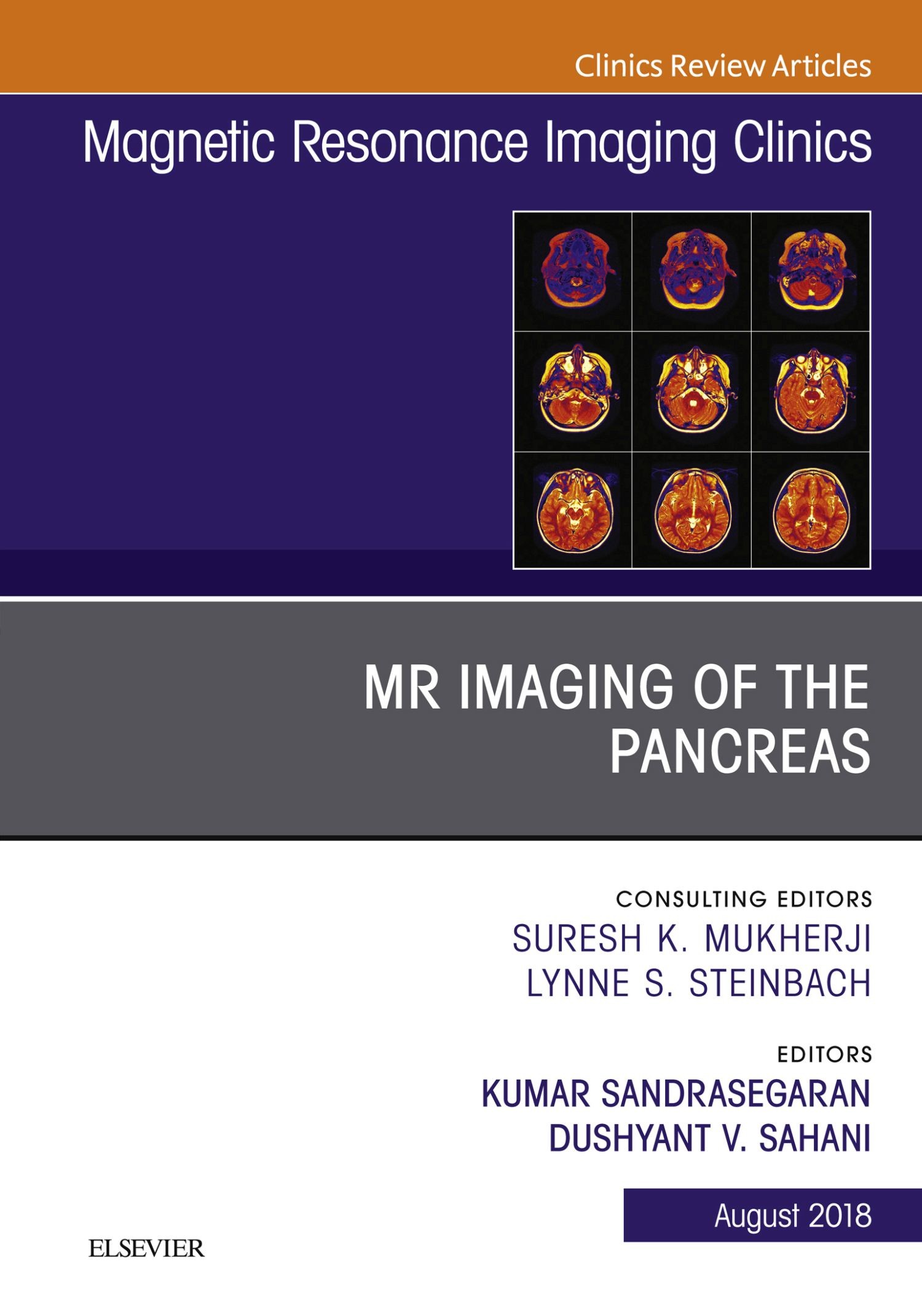 Cover MR Imaging of the Pancreas, An Issue of Magnetic Resonance Imaging Clinics of North America E-Book