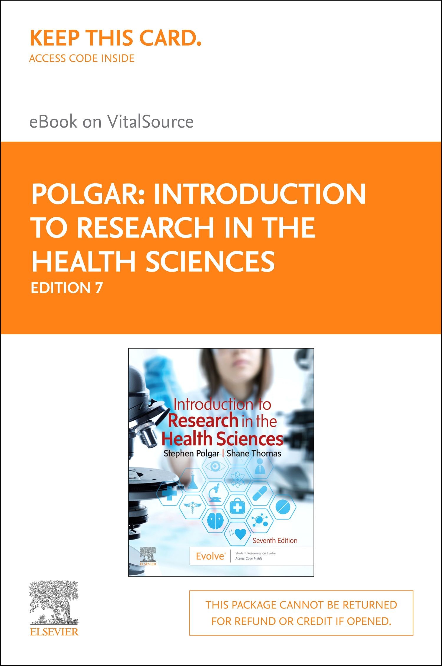 Cover Introduction to Research in the Health Sciences - E-Book