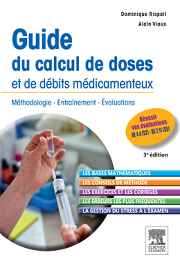 Cover Guide du calcul de doses et de débits médicamenteux
