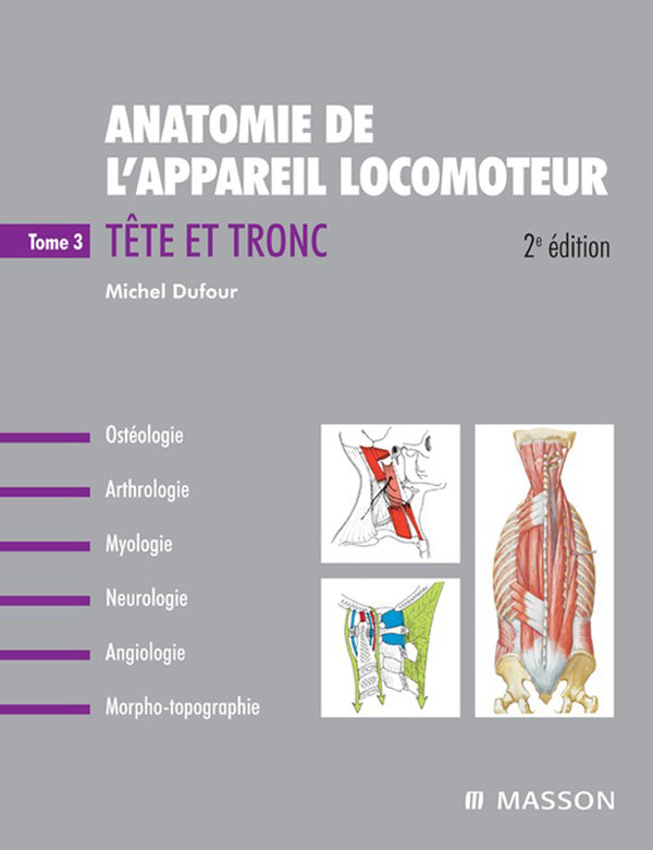 Cover Anatomie de l'appareil locomoteur - Tome 3. Tronc