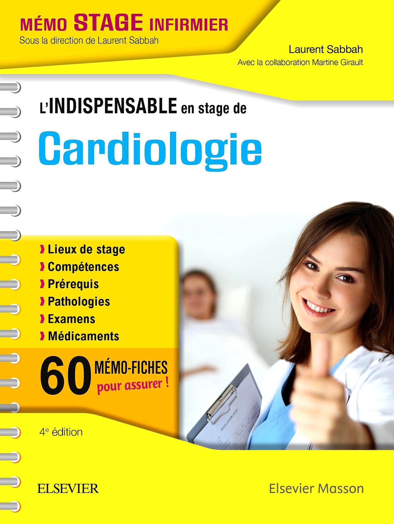 Cover L'indispensable en stage de Cardiologie