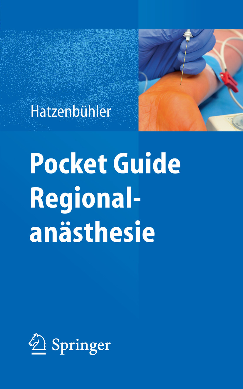 Cover Pocket Guide Regionalanästhesie