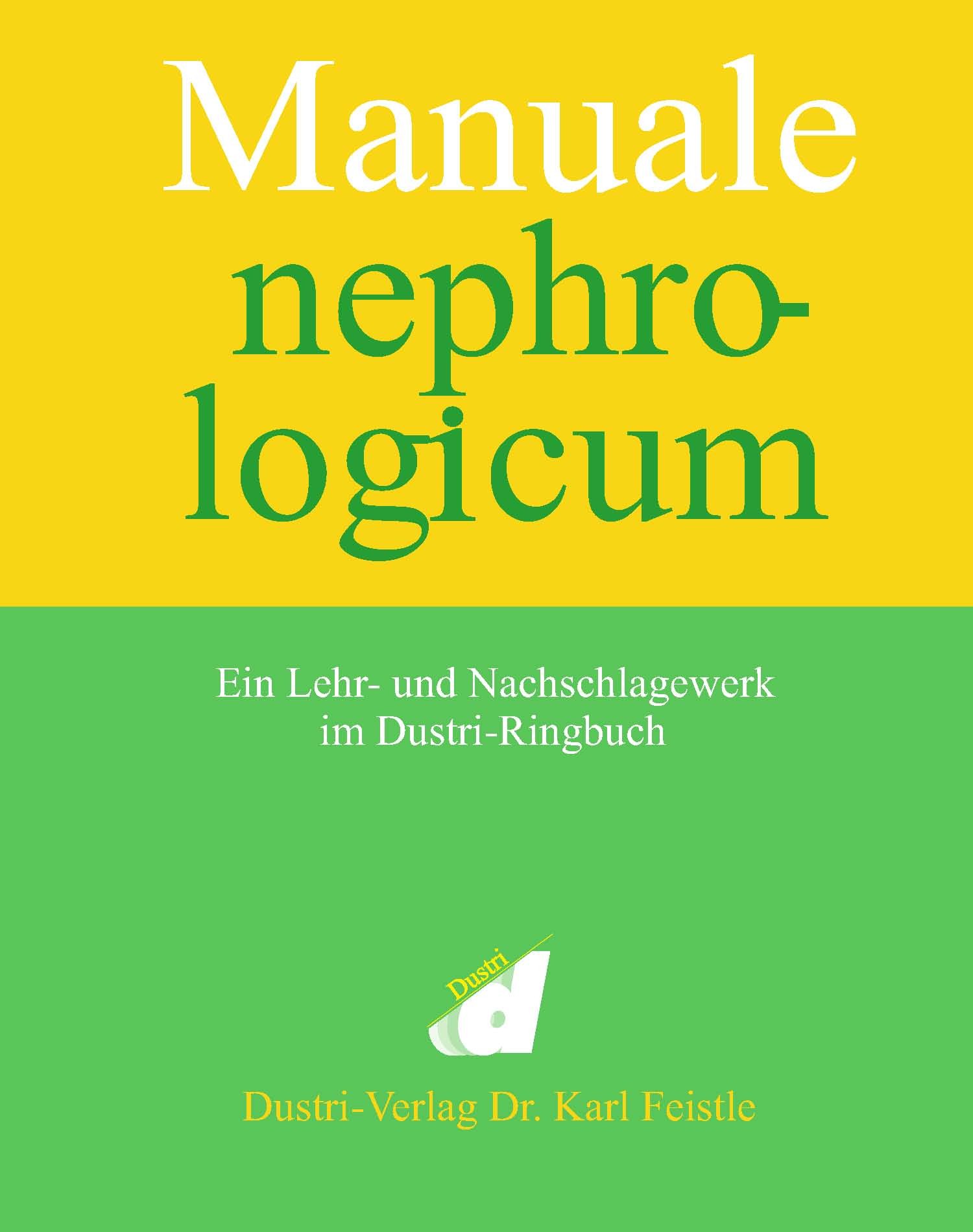 Cover Manuale nephrologicum