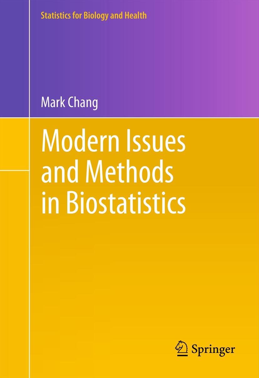 Cover Modern Issues and Methods in Biostatistics