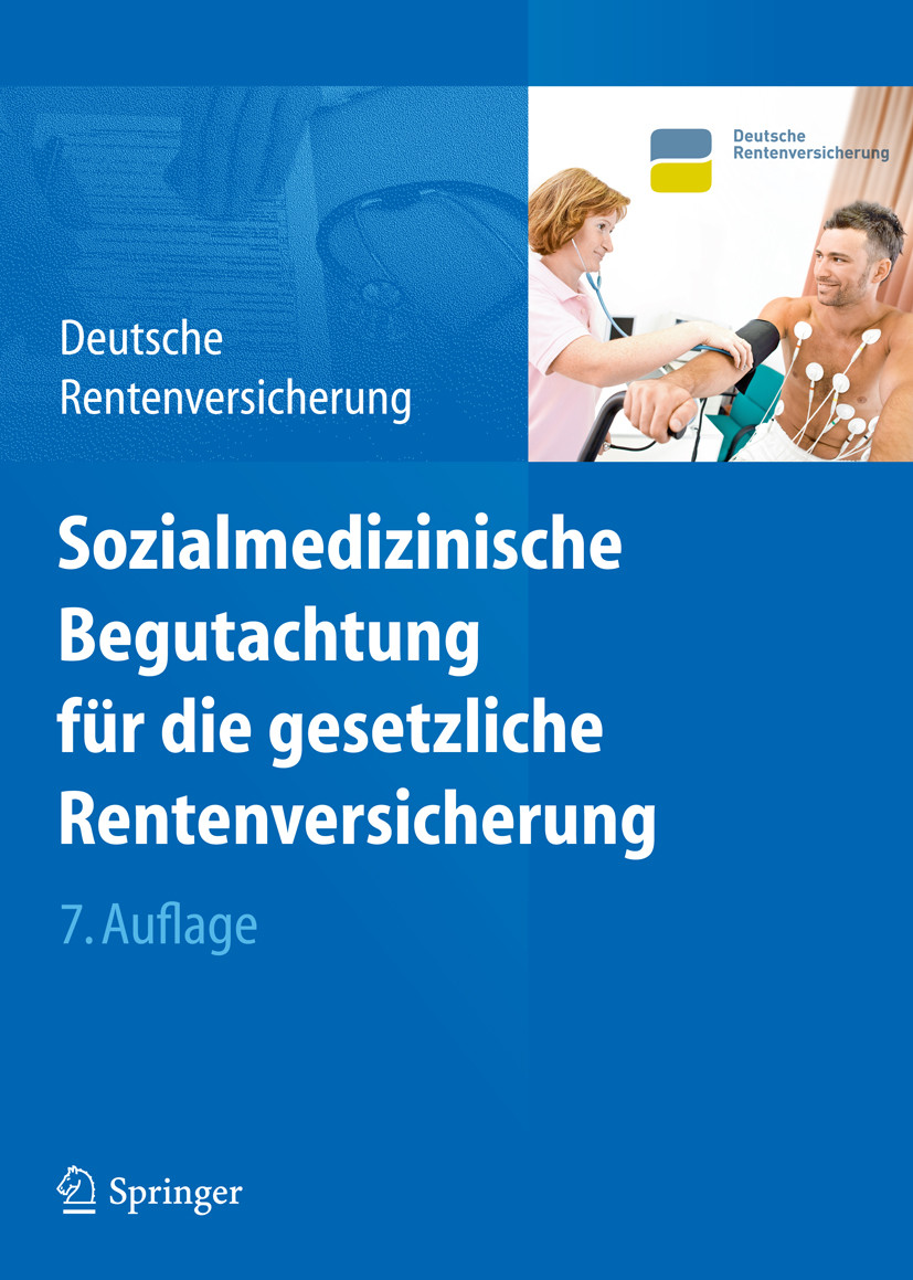 Cover Sozialmedizinische Begutachtung für die gesetzliche Rentenversicherung