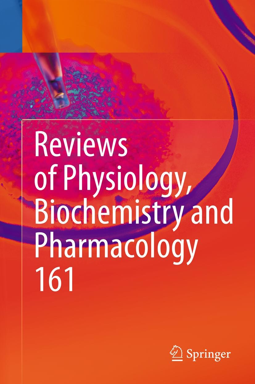Cover Reviews of Physiology, Biochemistry and Pharmacology 161