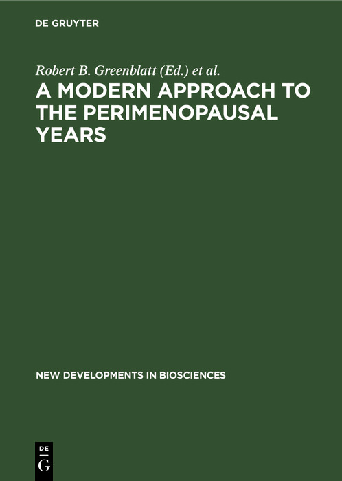 Cover A Modern Approach to the Perimenopausal Years