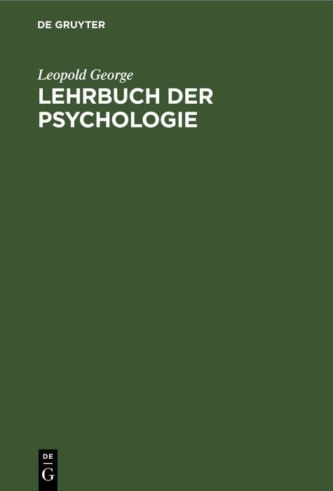 Cover Lehrbuch der Psychologie