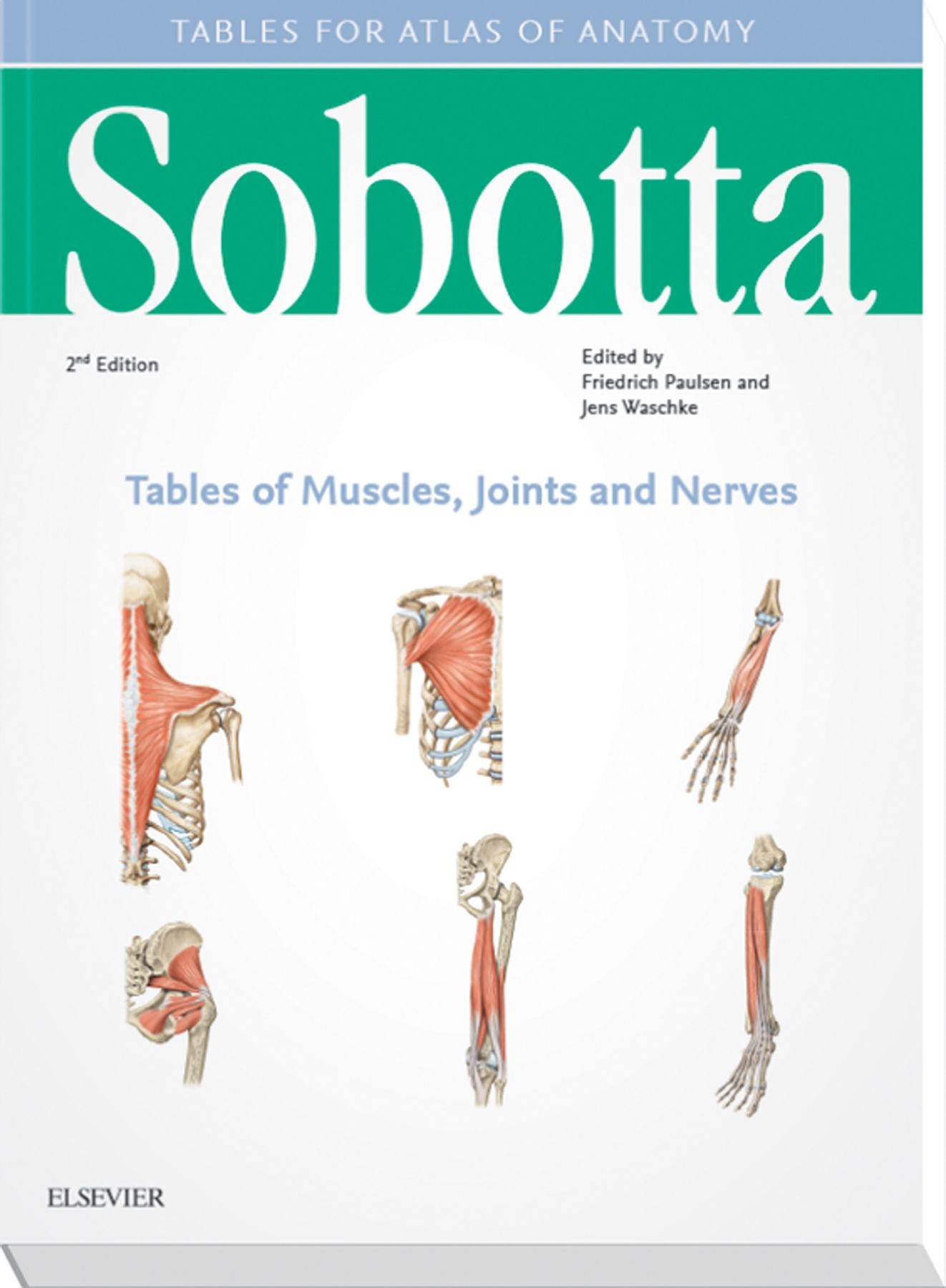 Cover Sobotta Tables of Muscles, Joints and Nerves, English/Latin