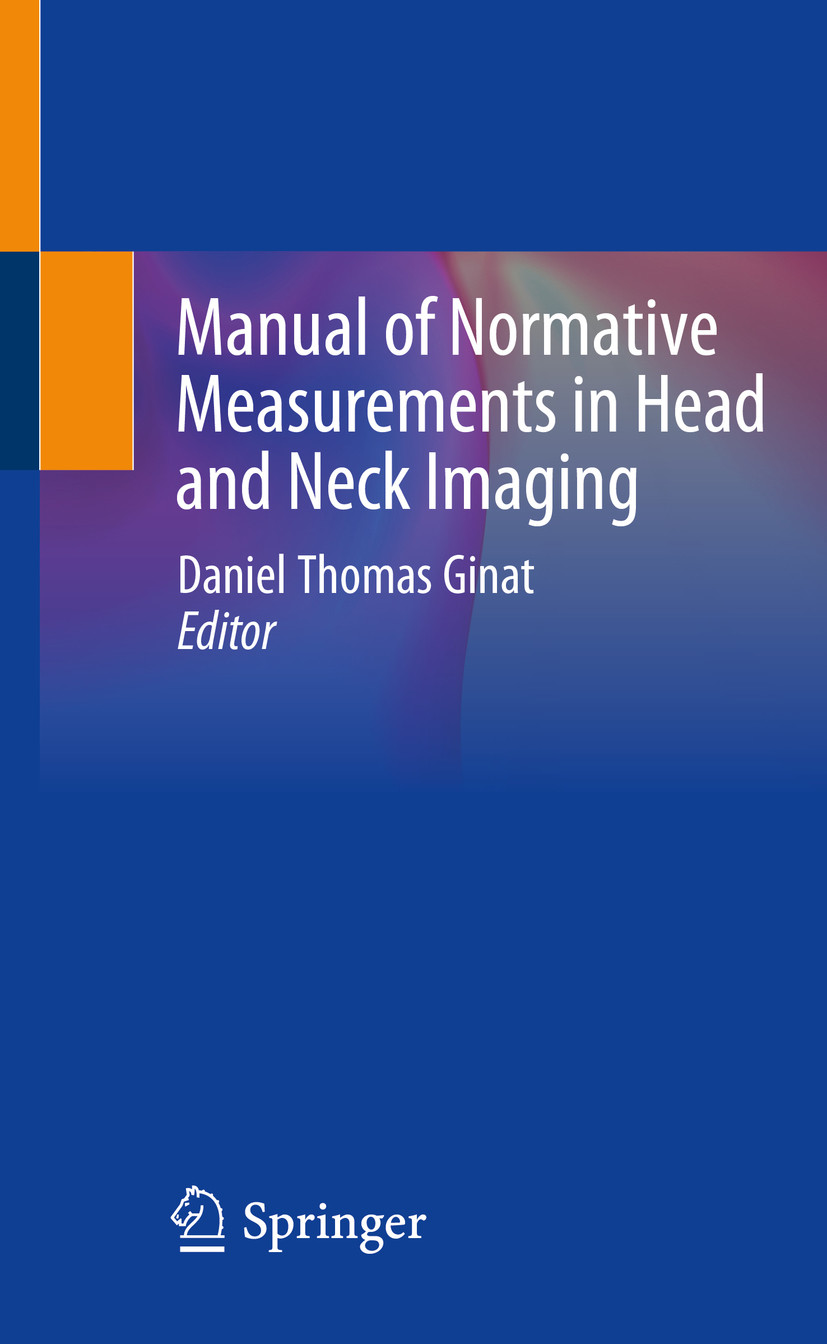 Cover Manual of Normative Measurements in Head and Neck Imaging