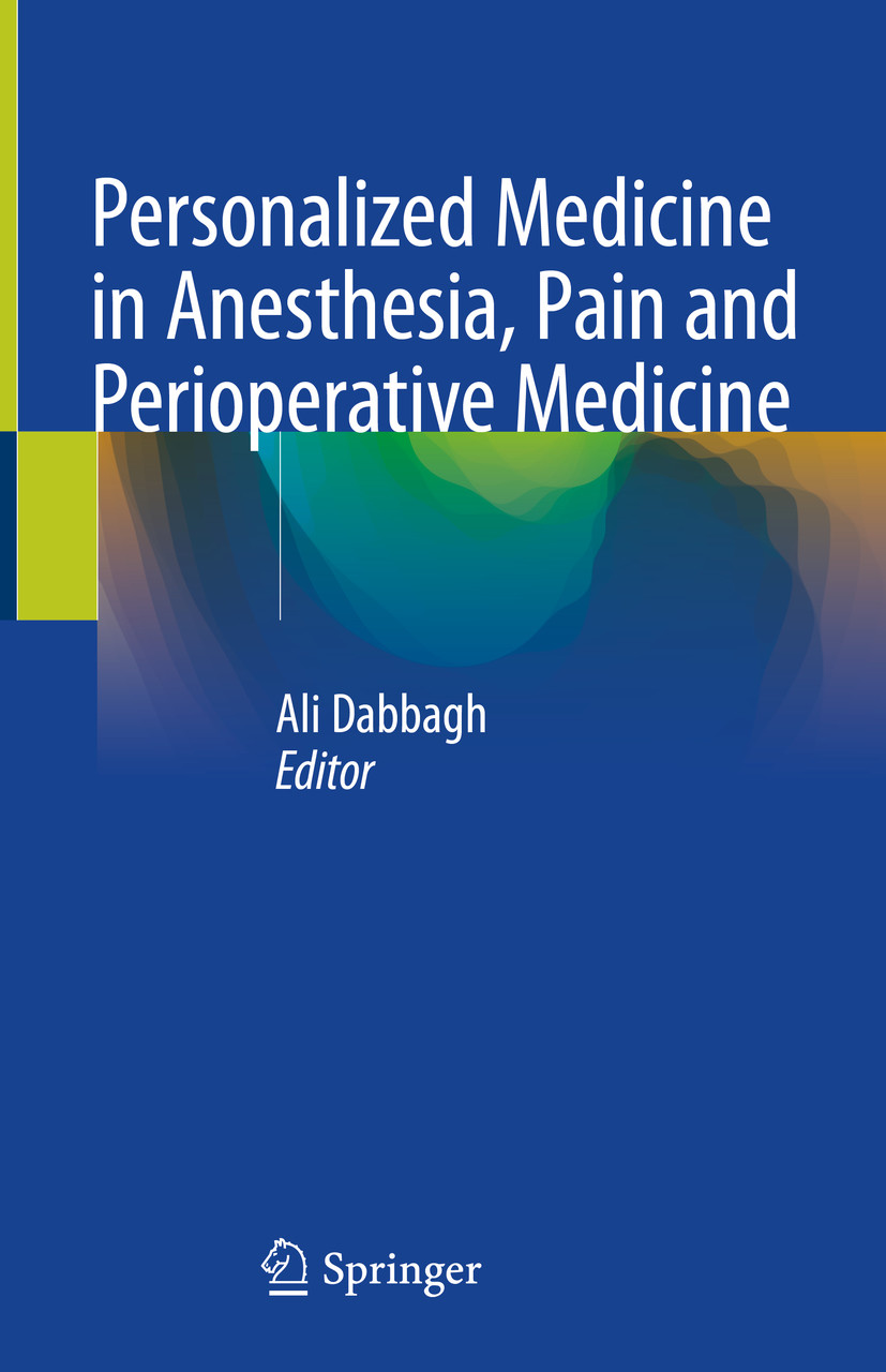 Cover Personalized Medicine in Anesthesia, Pain and Perioperative Medicine
