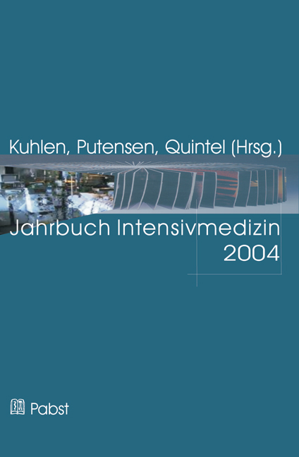 Cover Jahrbuch Intensivmedizin 2004
