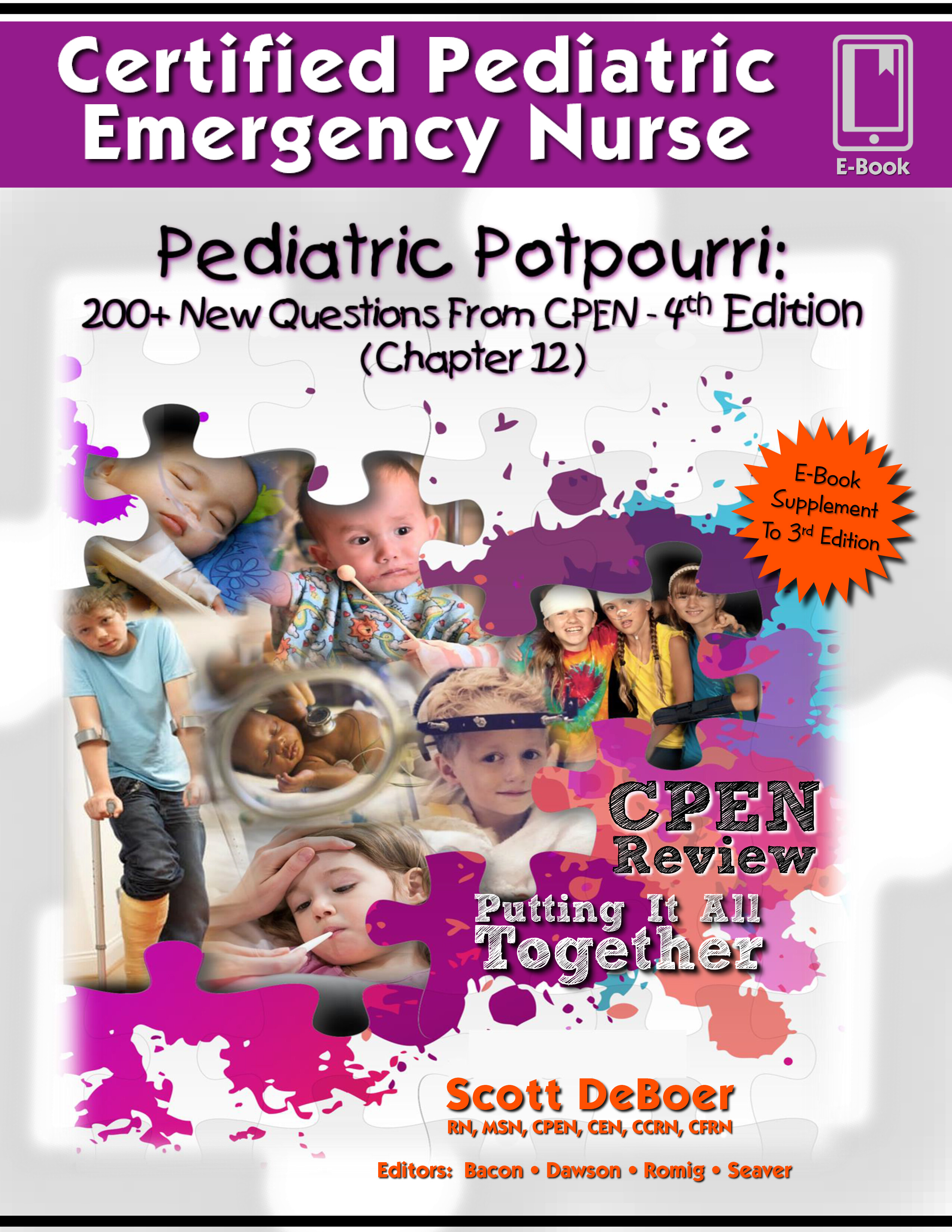 Cover Pediatric Potpourri 200+ New CPEN Questions