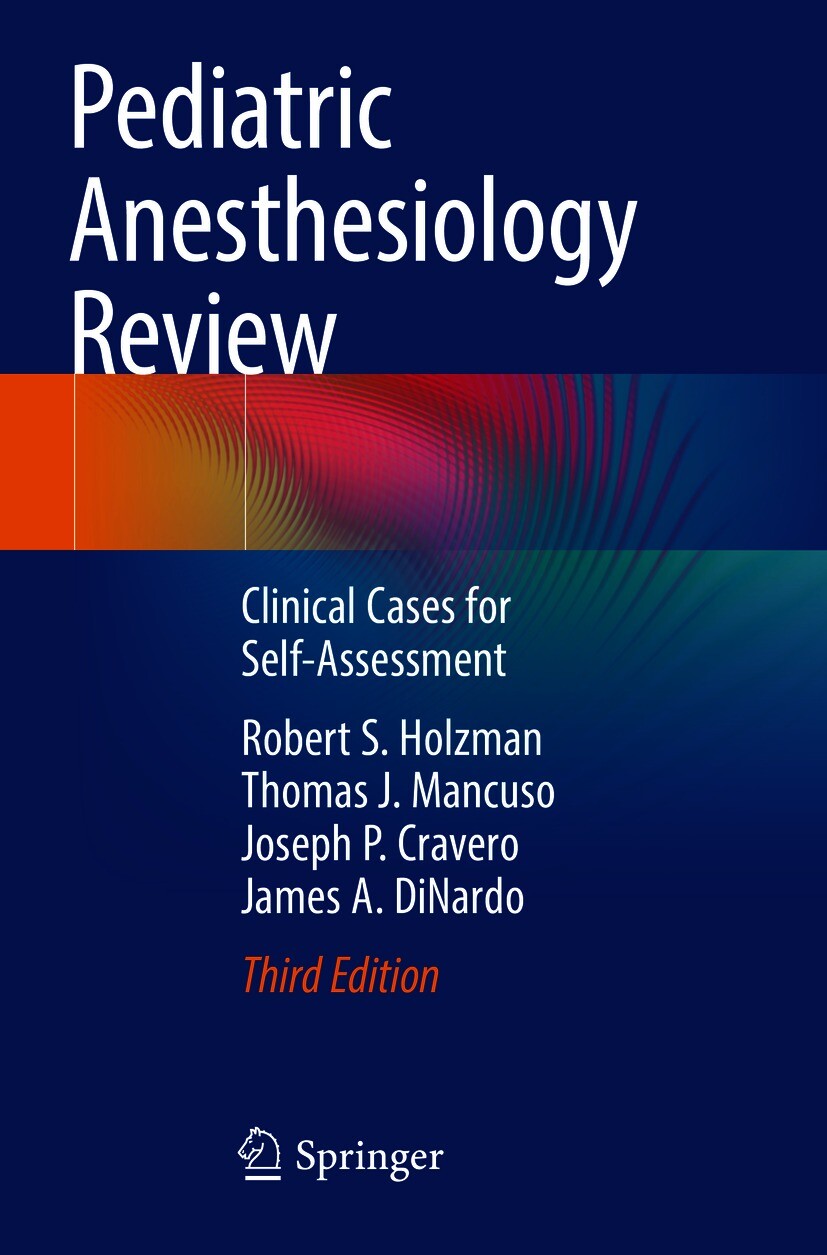 Cover Pediatric Anesthesiology Review