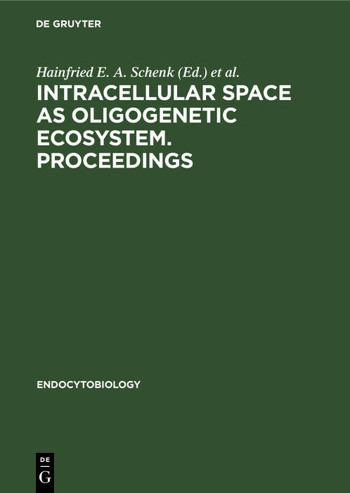 Cover Intracellular space as oligogenetic ecosystem. Proceedings