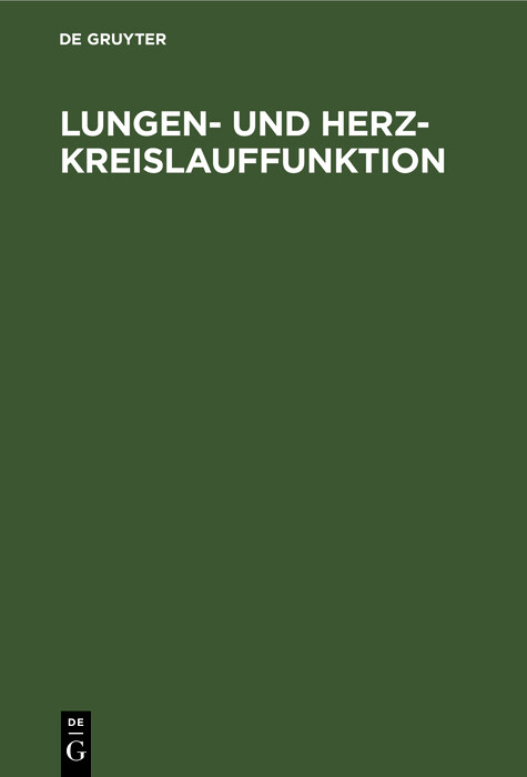 Cover Lungen- und Herz-Kreislauffunktion