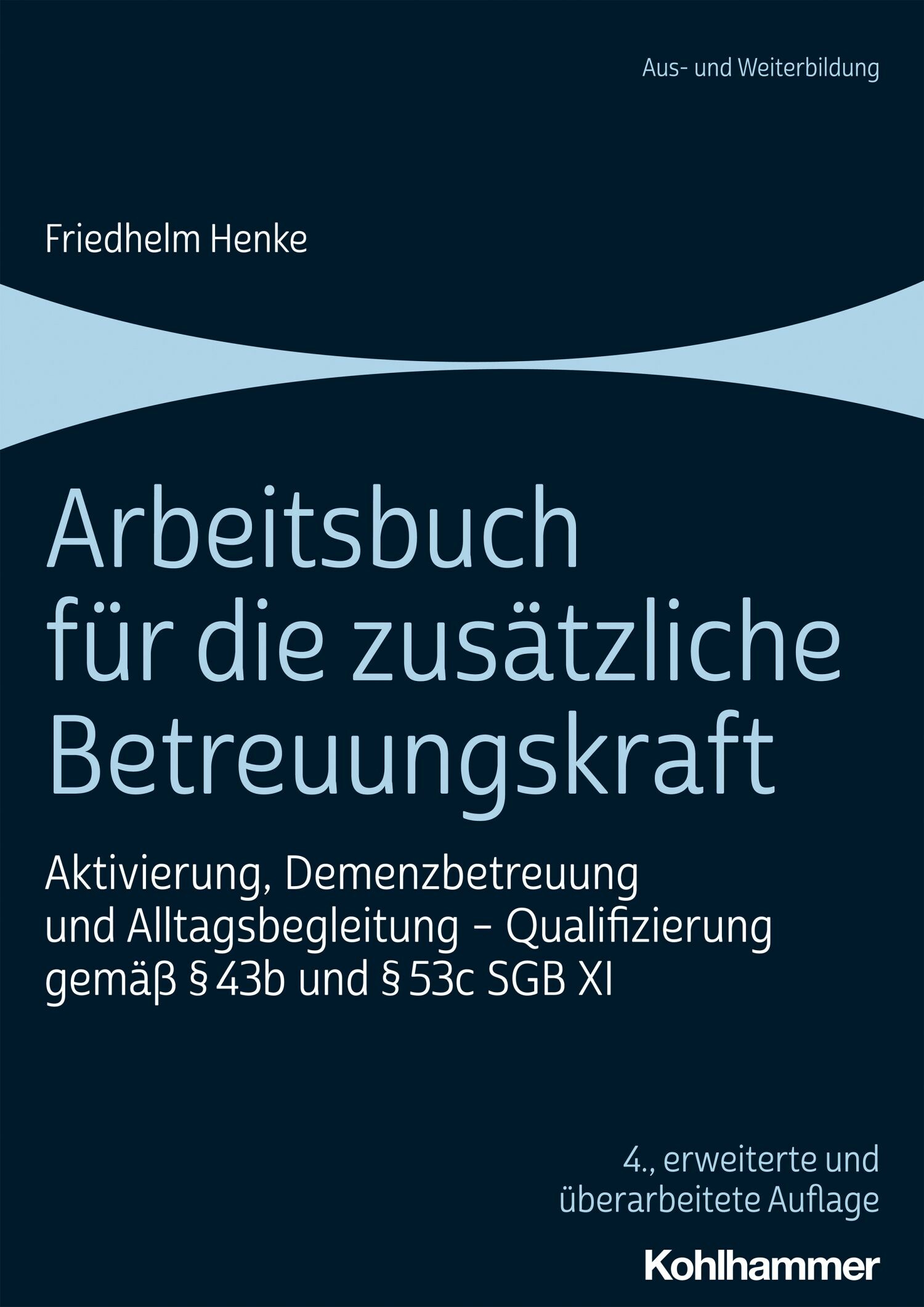 Cover Arbeitsbuch für die zusätzliche Betreuungskraft