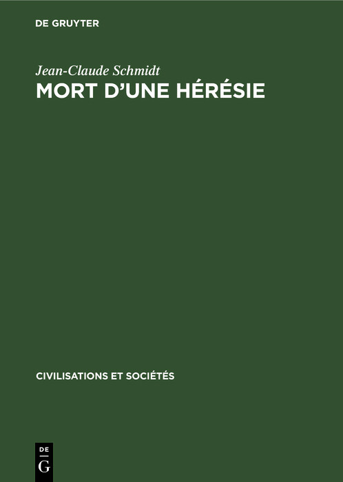 Cover Mort d'une hérésie