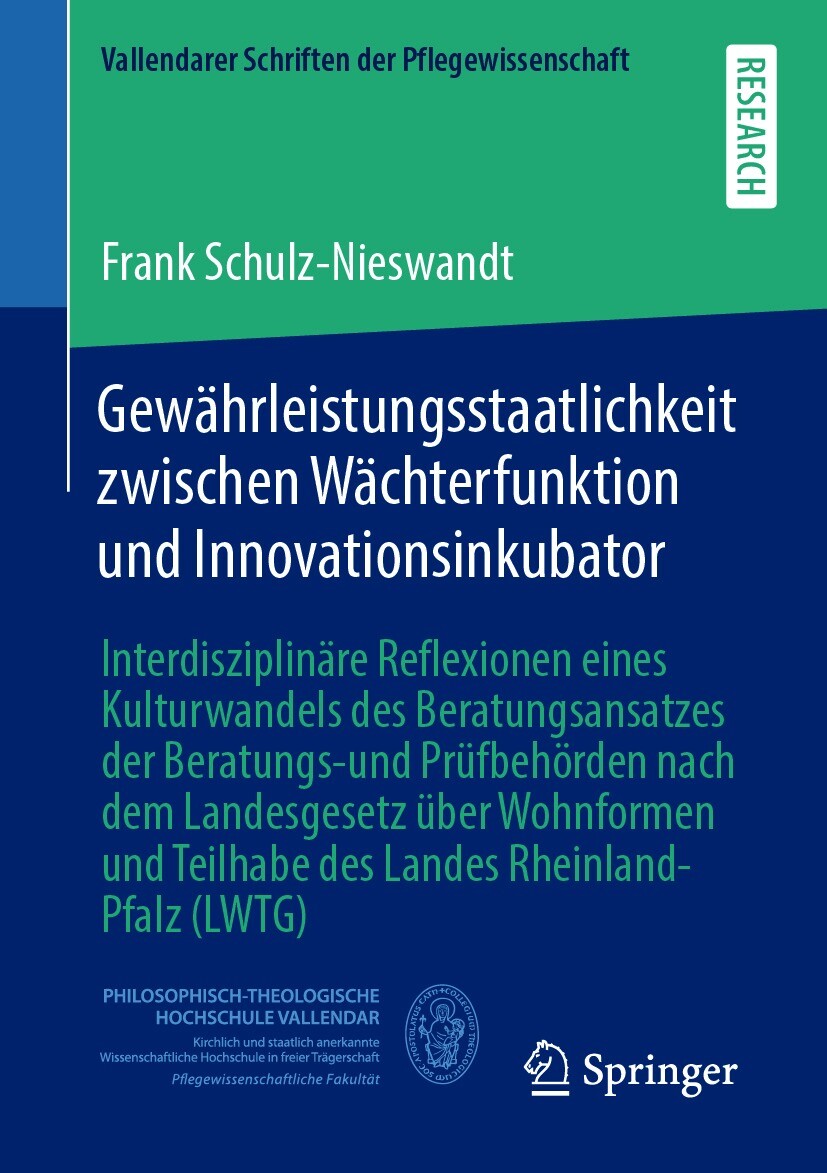 Cover Gewährleistungsstaatlichkeit zwischen Wächterfunktion und Innovationsinkubator