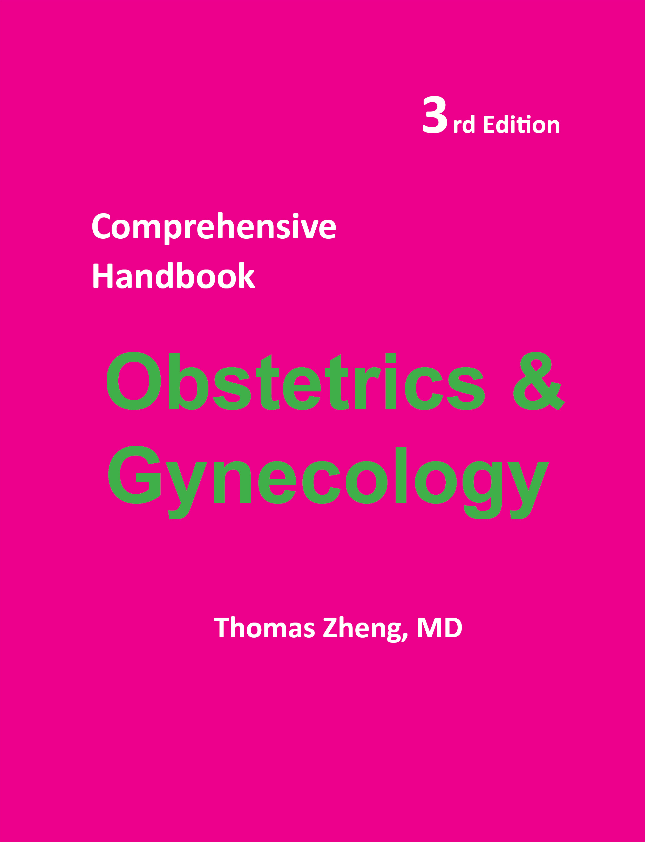 Cover Comprehensive Handbook Obstetrics & Gynecology 3rd Ed