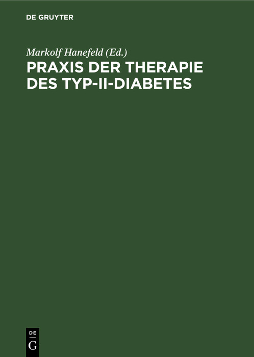 Cover Praxis der Therapie des Typ-II-Diabetes
