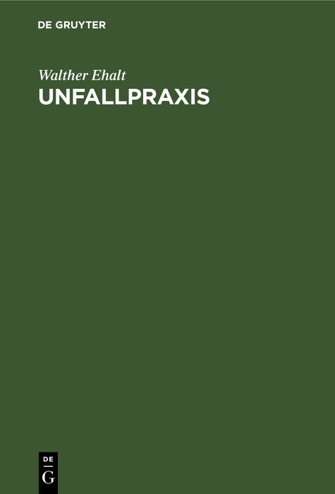 Cover Unfallpraxis