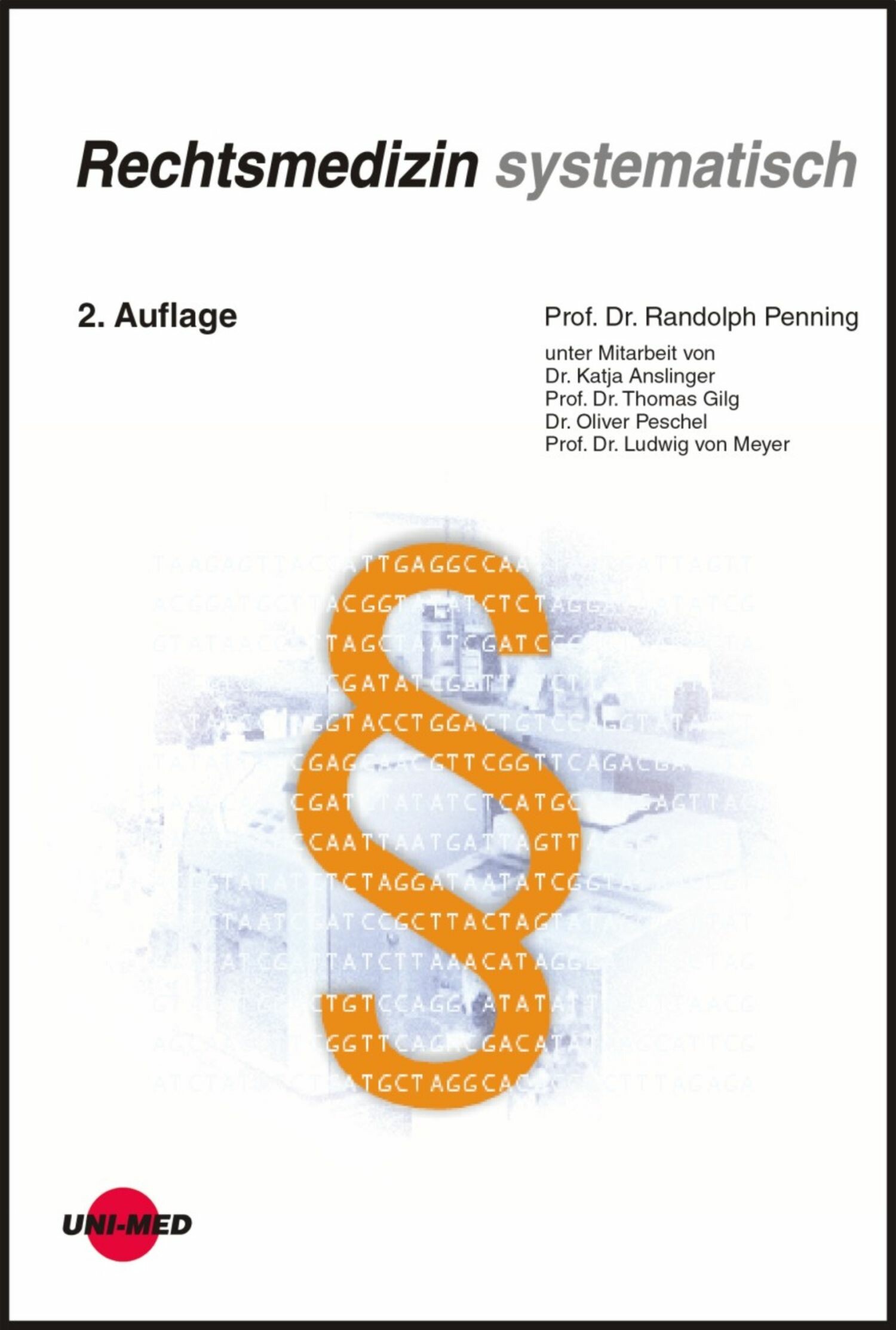 Cover Rechtsmedizin systematisch
