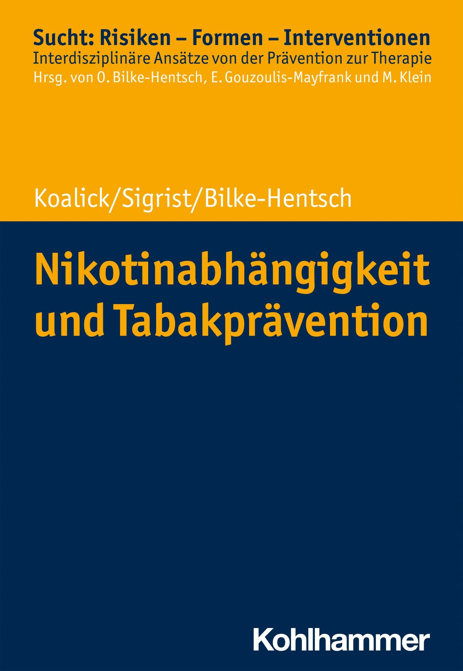 Cover Nikotinabhängigkeit und Tabakprävention