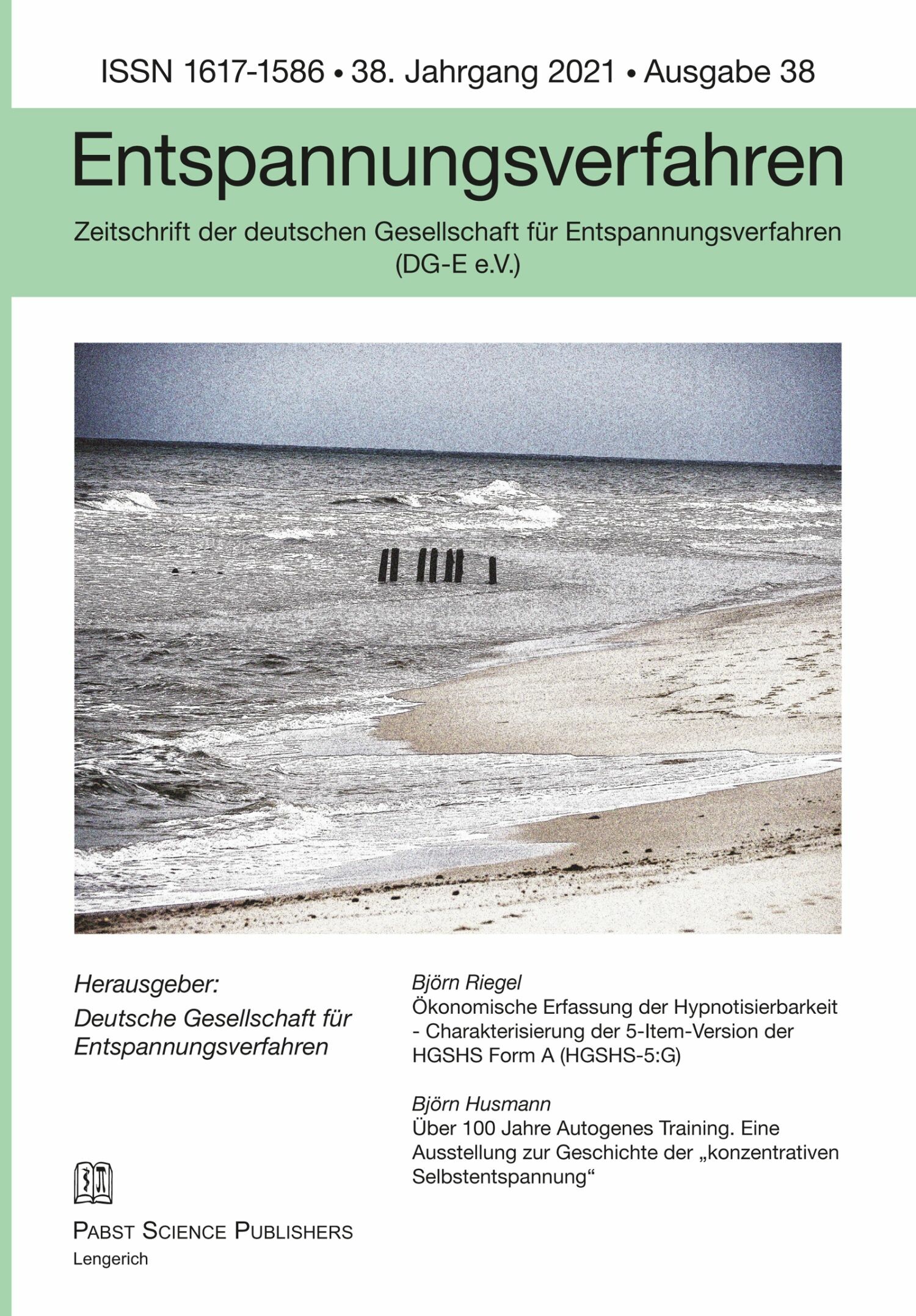 Cover Entspannungsverfahren, Nr. 38/2021