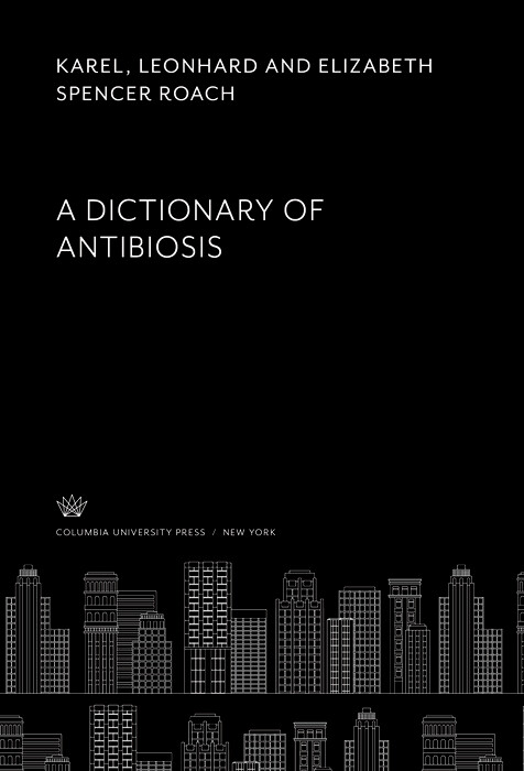 Cover A Dictionary of Antibiosis