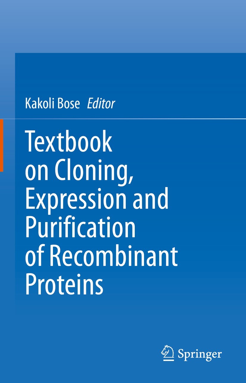 Cover Textbook on Cloning, Expression and Purification of Recombinant Proteins