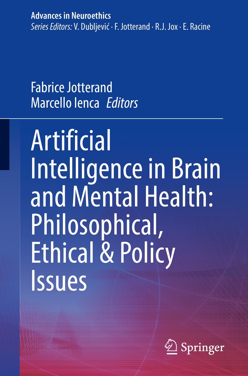 Cover Artificial Intelligence in Brain and Mental Health: Philosophical, Ethical & Policy Issues