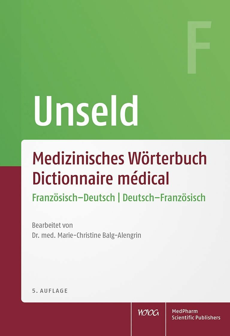 Cover Medizinisches Wörterbuch | Dictionnaire medical