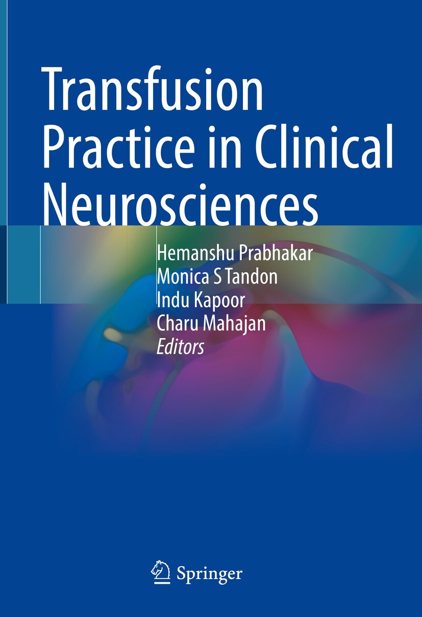 Cover Transfusion Practice in Clinical Neurosciences