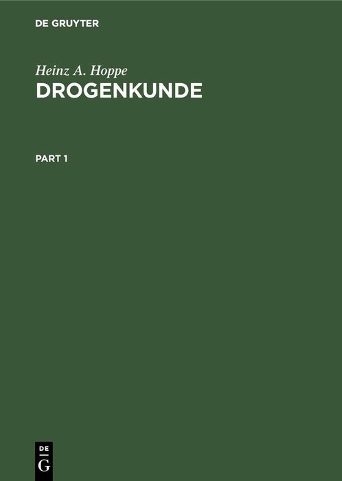 Cover Drogenkunde