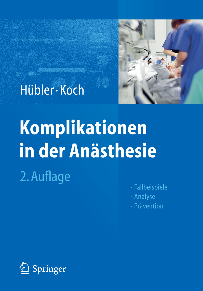 Cover Komplikationen in der Anästhesie