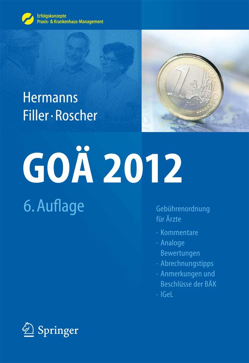 Cover GOÄ 2012