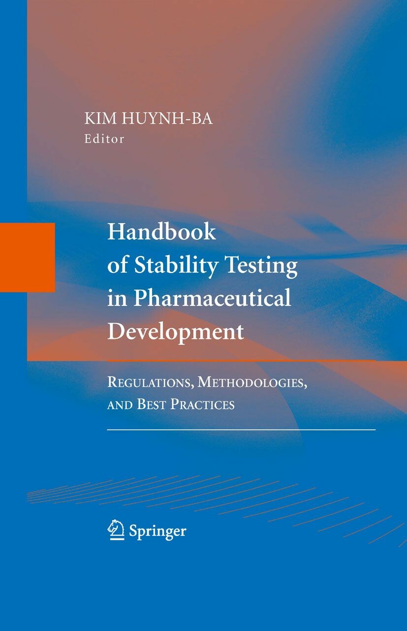 Cover Handbook of Stability Testing in Pharmaceutical Development