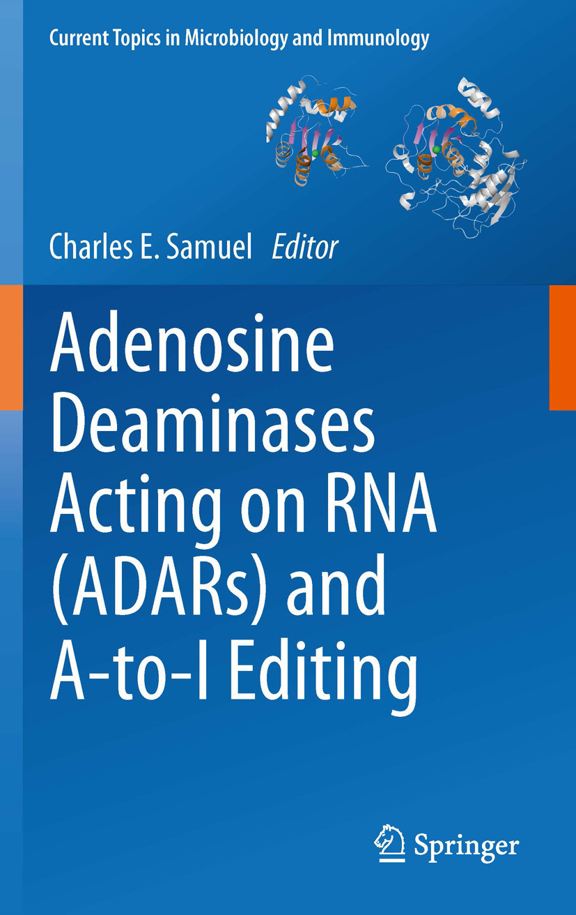 Cover Adenosine Deaminases Acting on RNA (ADARs) and A-to-I Editing