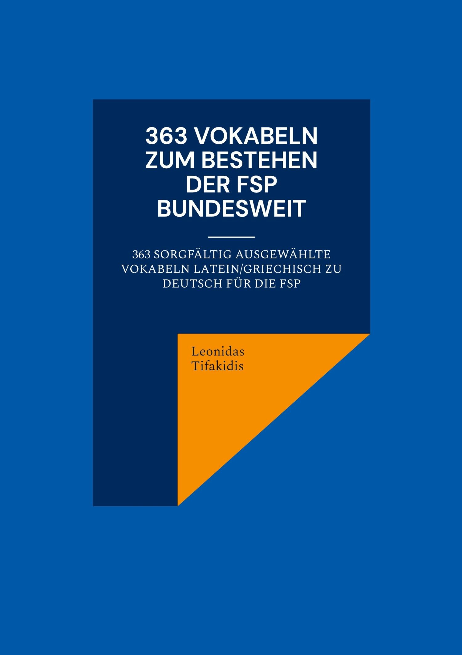 Cover 363 Vokabeln zum Bestehen der FSP bundesweit