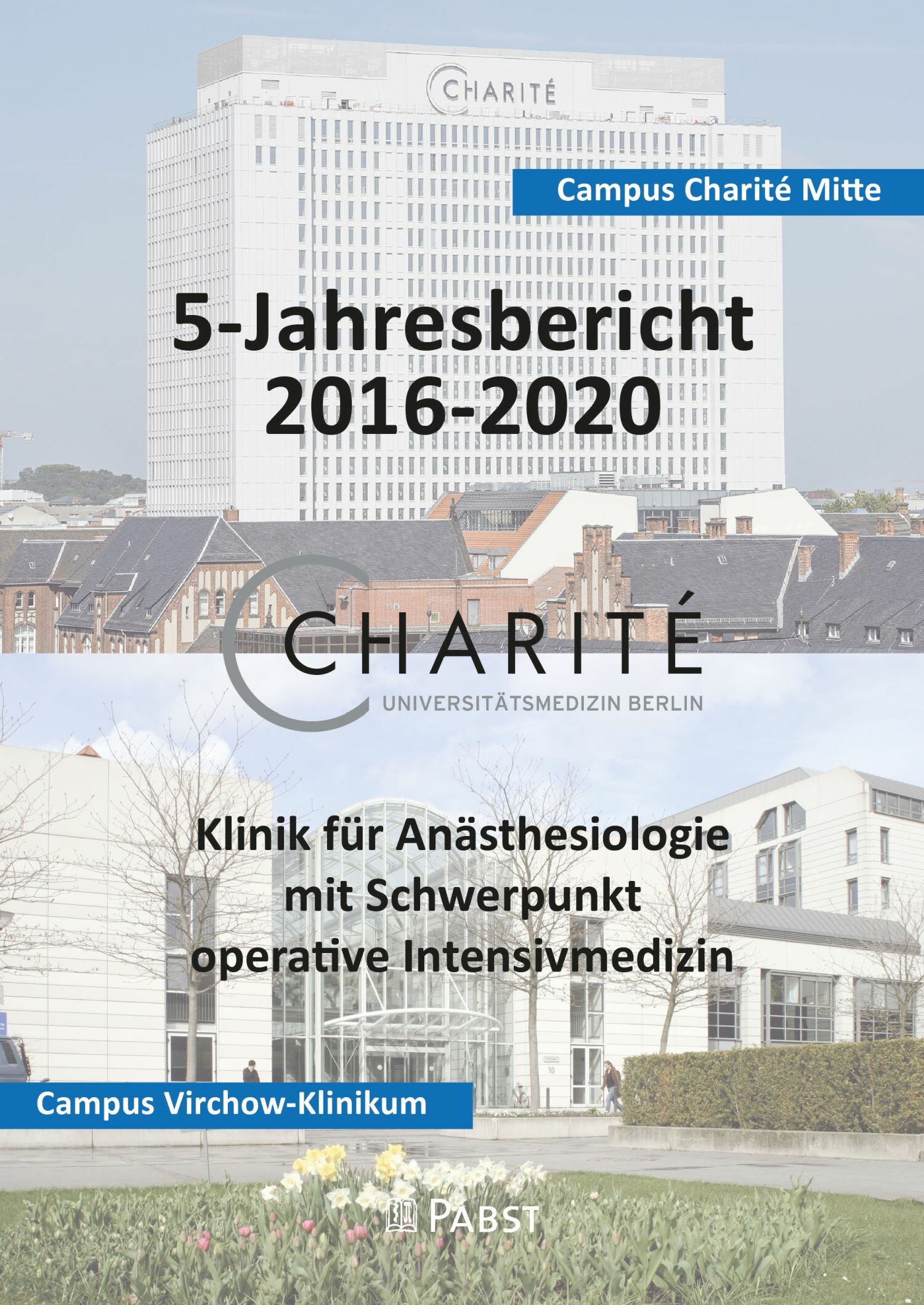 Cover Charité 5-Jahresbericht 2016-2020