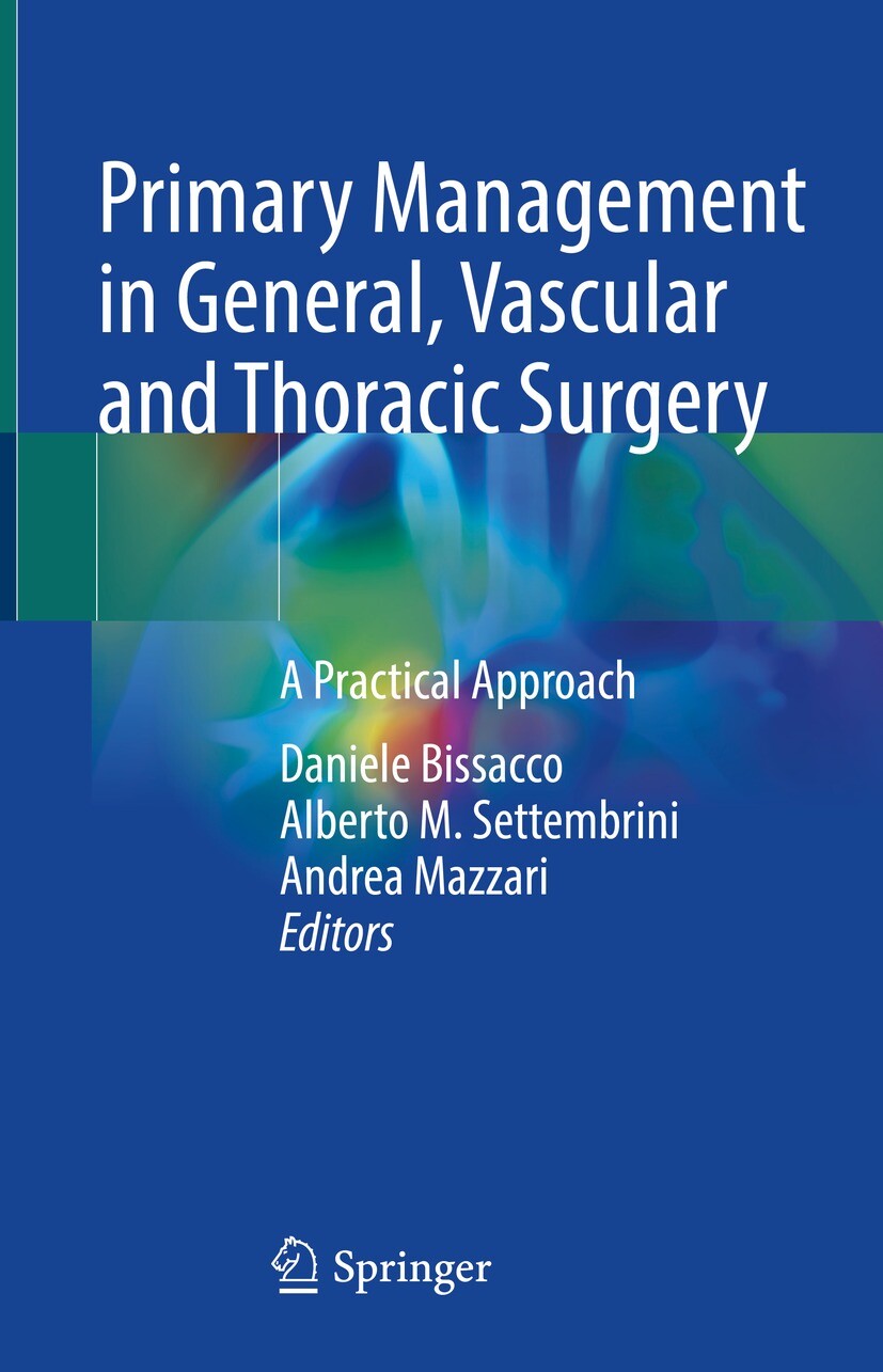 Cover Primary Management in General, Vascular and Thoracic Surgery