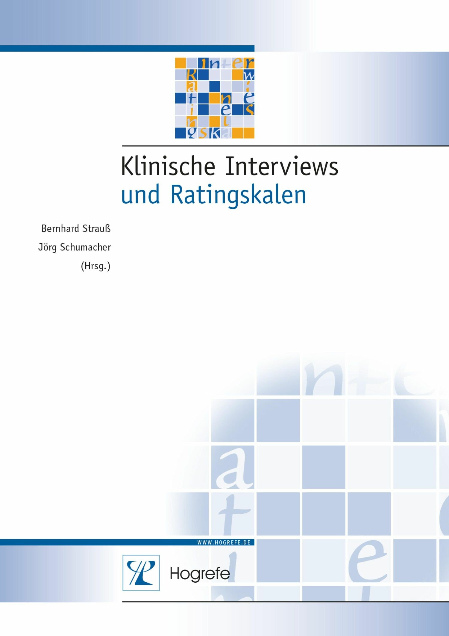 Cover Klinische Interviews und Ratingskalen
