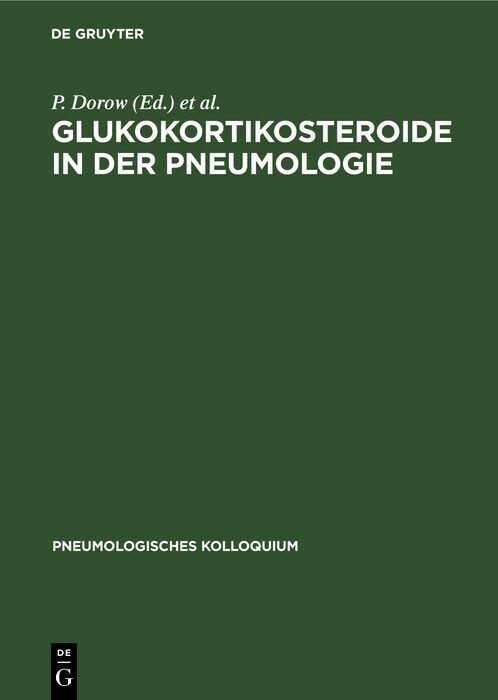 Cover Glukokortikosteroide in der Pneumologie